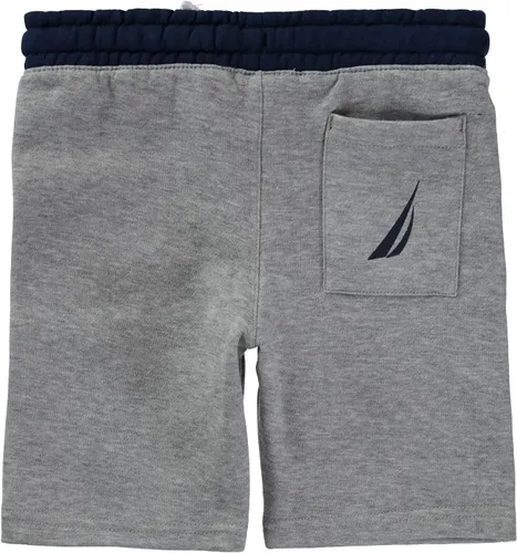 Vista 2 de Nautica Pantalones cortos de forro polar para niños, cierre de cordón