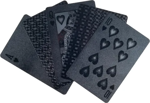 Vista 7 de Trademark cartas de poker color oro 24K