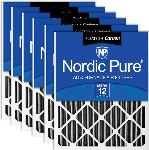 Vista 51 de Nordic Pure 16x20x4 (15_1/2 x 19_1/2 x 3_5/8) Filtro de aire plisado MERV 7, 1 unidad