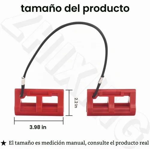Vista 5 de Bloqueo de Dirección Hidráulica Fuera de Borda de 4" Steer Stop para Remolque/Transporte de Motor Fuera de Borda 1 Par Rojo