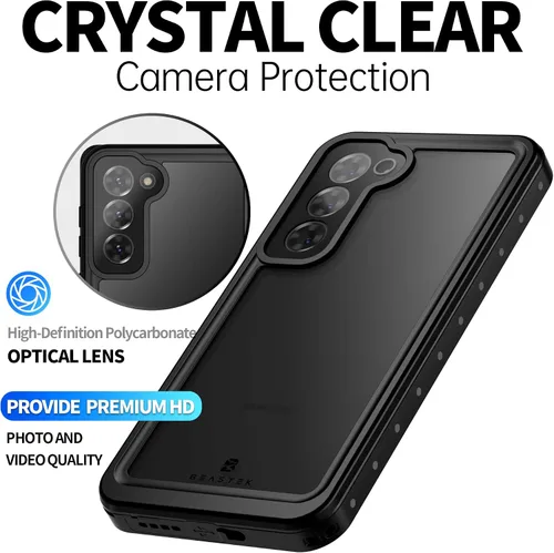 Vista 7 de BEASTEK Funda impermeable para Galaxy S23 Plus, a prueba de golpes, a prueba de polvo, IP68 bajo el agua, serie NRE con protector de pantalla