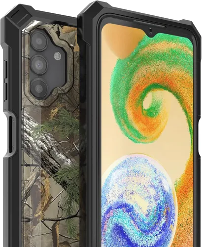 Vista 8 de Ailiber Funda para teléfono Samsung Galaxy A04S, funda A13 con protector de pantalla, protección de estructura de 2 capas, parachoques de TPU