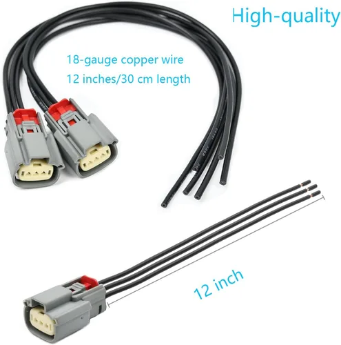 Vista 4 de MAMIKO Arnés de Conector Pigtail de Bobina de Encendido CU2Z-14S411-AFA para Ford Expedition F150 Explorer Flex Lobo Taurus Transit-150 Transit-250