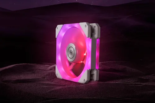 Vista 5 de EK EKWB Quantum Impulse 120 D-RGB - Ventilador de 4.724 in, 400-1800 RPM, color blanco