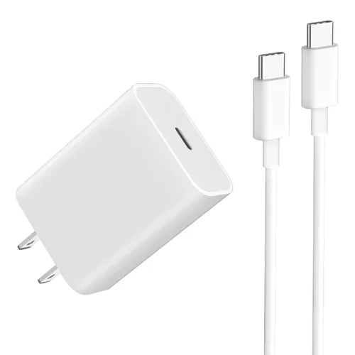 Vista 9 de APETOO Adaptador de cargador USB C de 18 W con cable de carga rápida tipo C para iPhone 17 16 15 Pro Max Plus para iPad 10th, cable USB-C de 3.3