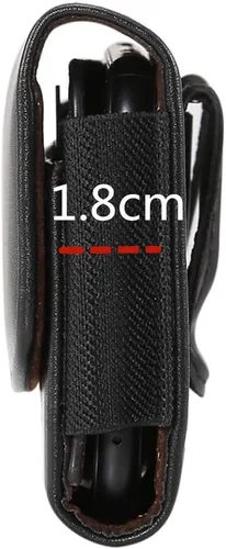 Vista 4 de Funda de piel sintética con clip para cinturón para Samsung Galaxy S24 Ultra S23 Ultra S22 Ultra A16 A14 A13 A05 A04e A03s/Google Pixel 8 Pro 7 Pro