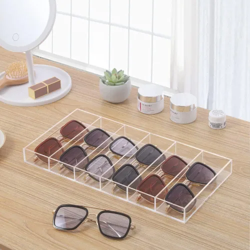 Vista 7 de Organizador de exhibición de gafas de sol acrílicas de grado