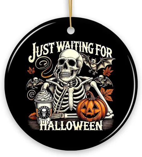 Vista 13 de Decoraciones colgantes espeluznantes para árbol de Halloween y decoración del hogar