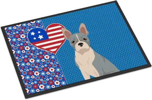 Vista 94 de Caroline's Treasures WDK5119JMAT Airedale Terrier USA - Tapete para interiores o exteriores, 24 x 36 pulgadas, tapete para puerta delantera