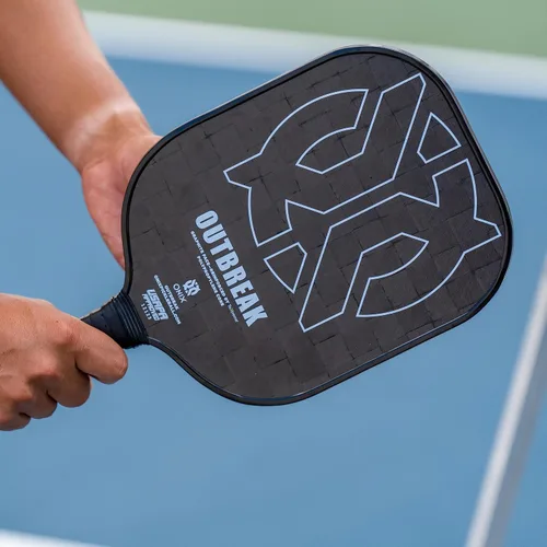 Vista 17 de Onix Outbreak Pickleball Paddle Reinforced by TeXtreme® Technology for Improved Performance and Stronger Play Negro