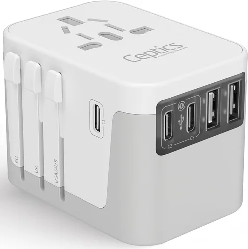 Vista 11 de Adaptador de conexión universal a tierra Ceptics Alemania/Francia (SCHUKO) - Tipo E/F