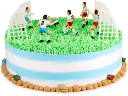 Vista 2 de Juego de 9 adornos para decoración de tartas y cupcakes