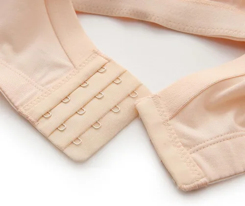 Vista 7 de TELIMUSSTO Sujetador de encaje de algodón suave de talla grande para mujer, cobertura completa, sin varillas, sin relleno