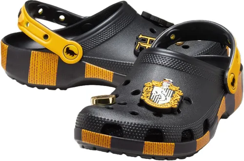 Vista 2 de Crocs Zuecos clásicos de Harry Potter para hombre Hufflepuff/Amarillo Multi
