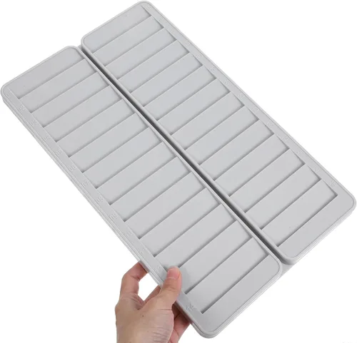 Vista 9 de Estante para tarjetas de 28 tiempos, soporte para tarjetas de tiempo, montado en la pared, organizador colgante para oficina, almacén, fábrica