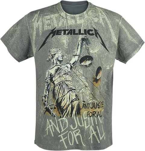 Vista 6 de Metallica Camiseta unisex de neón de la justicia para adultos