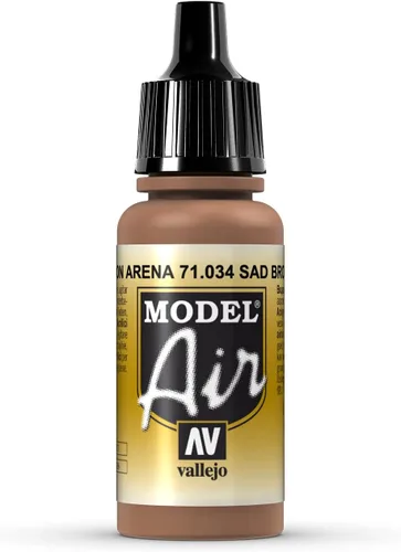 Vista 24 de Vallejo Pintura marrón tanque, 0.6 fl oz