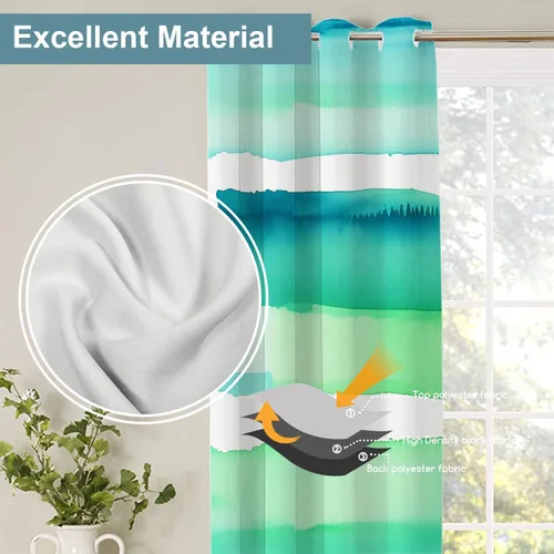 Vista 535 de Shrahala Orange Autumn Autumn Blackout Curtain Tiers, Fall Kitchen Valance Light Blocking Tier Drapes with Rod Pocket, 2 Pack 26 X 24 in