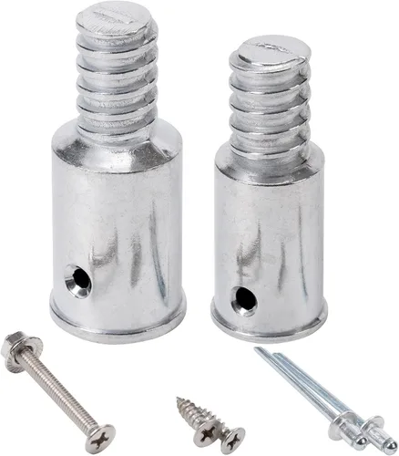 Vista 10 de Reemplazo de puntas roscadas de metal de 1" para mango de escoba de empuje de madera extremo roscado