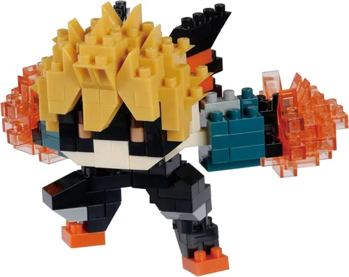 Vista 12 de Nanoblock - My Hero Academia - Endeavor, kit de construcción de la serie de personajes Endevor