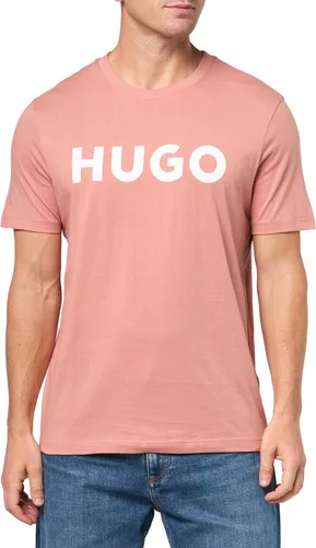 Vista 71 de Hugo Men's Print Logo Short Sleeve T-Shirt Blanco
