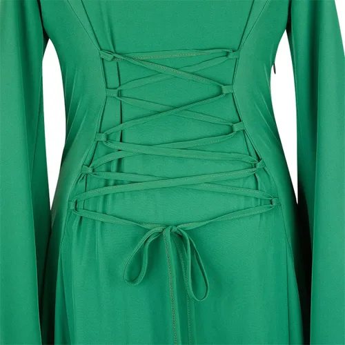 Vista 150 de Kranchungel - Vestidos renacentistas de estilo medieval/irlandés/campesino para mujer; disfraz de hada, para bailes