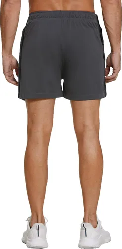 Vista 2 de Deyeek Pantalones cortos para hombre, pantalones cortos de recuperación de rodilla con bolsillos para hombre, adaptativos, posteriores a la cadera
