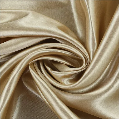 Vista 14 de Tela de satén de 2 yardas, color liso para vestidos de novia, manualidades de moda, disfraces, decoración, satén sedoso, 44 pulgadas