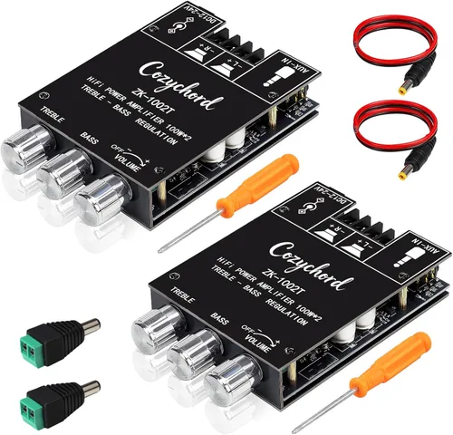 Vista 10 de Amplificador Bluetooth AS21-II TPA3255, 2.1 canales, 220 W x 2 + SZM-AS21 II