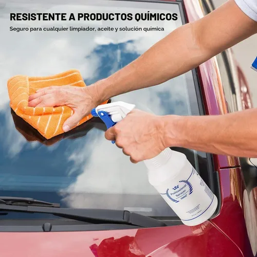 Vista 7 de Uineko Botella pulverizadora de plástico (paquete de 3, 24 onzas, 3 colores), resistente y multiusos, a prueba de fugas, botellas de agua de niebla