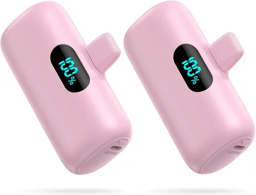 Vista 14 de Cargador portátil pequeño para iPhone 14/13,5000mAh PD cargador de carga rápida, mini batería portátil cargador de teléfono esencial de viaje