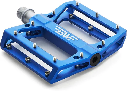 Vista 12 de Berm Platform Bike Pedales - Pedales planos de aluminio ligero para MTB y BMX