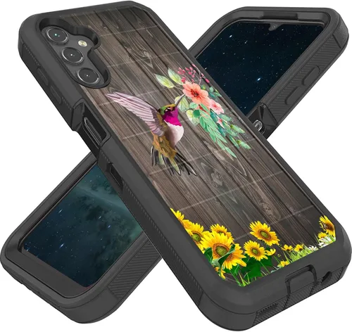 Vista 28 de Diseñada para Galaxy A17 5G de 6.7 pulgadas, resistente, resistente y duradera, a prueba de golpes, híbrida de doble capa, funda protectora de doble