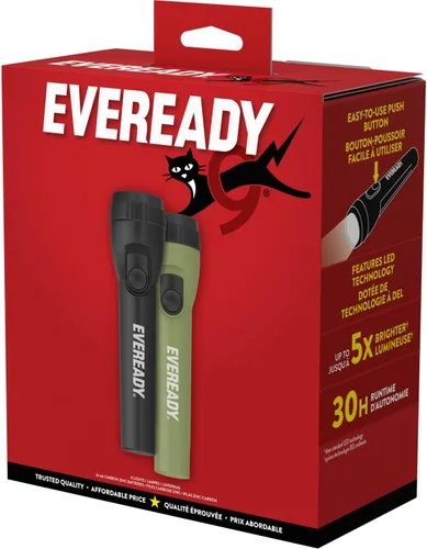 Vista 7 de Eveready Linterna LED (paquete de 8) Linternas brillantes y confiables para uso general, excelentes para acampar, automóvil, linterna de mano