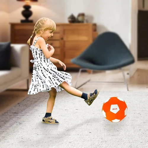 Vista 4 de Pelota de fútbol curvada y paletas portátiles para jugar en interiores y exteriores para niños