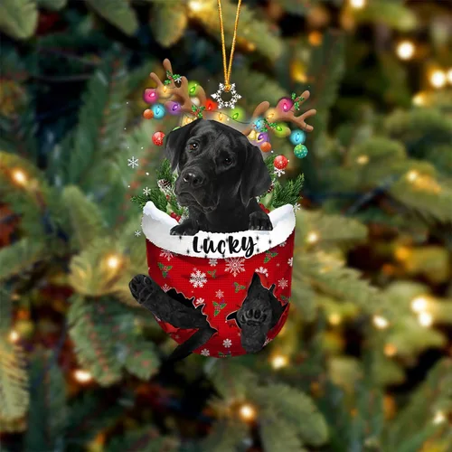 Vista 97 de Adorno de Navidad personalizado para perro Airedale Terrier en bolsillo de nieve, adorno para árbol de Navidad, idea de regalo para amantes
