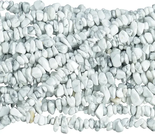 Vista 21 de Cuentas de cristal de Amazonita de 90 pulgadas de forma irregular y piedra curativa para hacer joyas