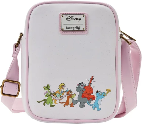 Vista 3 de Loungefly Disney The Aristocats - Bolsa cruzada para pasaporte, Multi