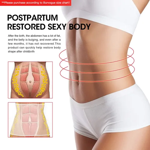 Vista 5 de Burvogue - entrenador de cintura para pérdida de peso para mujeres cinturón adelgazador corsé de látex moldeador de cuerpo