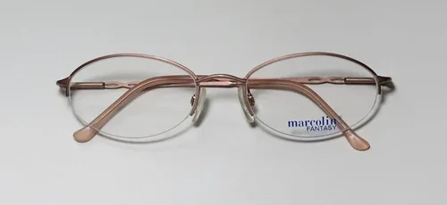 Vista 2 de Marcolin 7222 para las señorasmujeres diseñador medio borde Strass bisagras flexibles medio rimless con diamantes de imitación gafasgafas