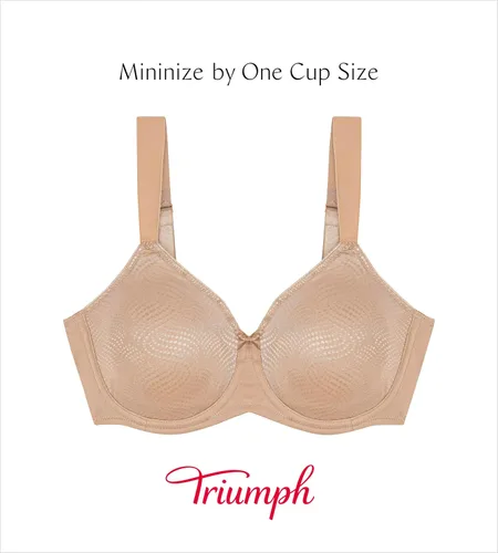 Vista 2 de Triumph Sujetador minimizador esencial para mujer, brasier de cobertura completa premium con varilla, disponible en tallas grandes