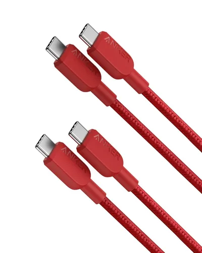 Vista 8 de Anker Cable USB C a USB C, cable de carga rápida tipo C (3 pies, 2 unidades) para iPhone 17/16 Series, iPad Air 4, MacBook Pro 2022 y más (negro)