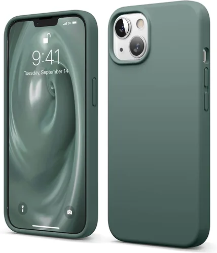 Vista 18 de elago - Carcasa de silicona líquida prémium para iPhone 13 Full Body Screen Camera Protective Cover, Shockproof, Slim Phone Case, Anti-Scratch