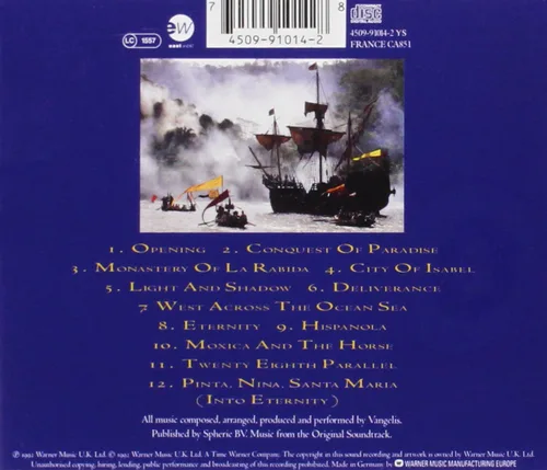 Vista 2 de 1492: Conquest of Paradise Music From the Motion Picture