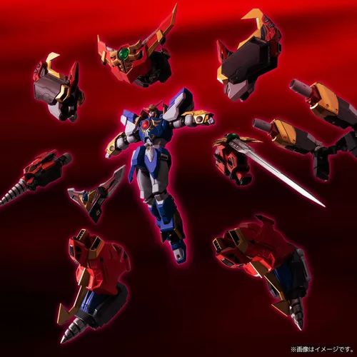 Vista 9 de Sen-ti-nel Sentinel Metamor-Force Bariation: Chojushin Gravion Zwei Ultimate figura de acción, multicolor