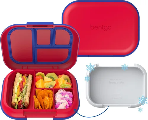 Vista 18 de Bentgo Chill Kids - Lonchera Bento de 4 compartimentos a prueba de fugas Aguamarina
