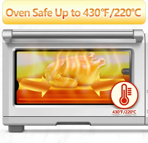 Vista 6 de Forros desechables para freidora de aire compatibles con CHEFMAN 10 cuartos de galón, accesorios digitales multifuncionales para freidora de aire
