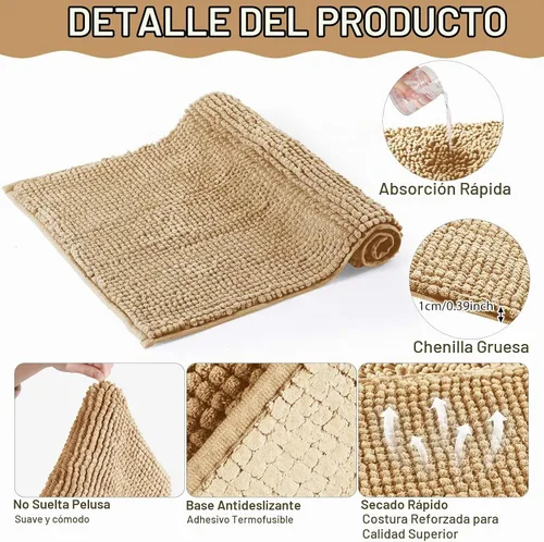 Vista 3 de Amylove 4 piezas de forro para jaula de conejillo de indias, ropa de cama para conejillo de indias, alfombrilla para puerta de perro para patas