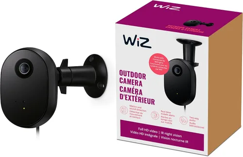 Vista 11 de Kit de inicio de monitoreo del hogar WiZ incluye cámara de seguridad interior, video HD 1080p con detección de movimiento y audio bidireccional