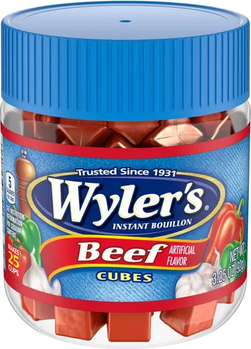 Vista 12 de Wyler's Cubos de caldo instantáneo de carne de res (tarro de 3.25 onzas)